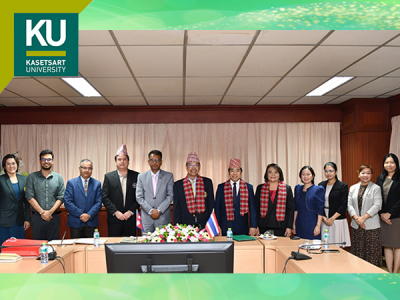 A courtesy visit of delegations from the Embassy of Nepal in Bangkok