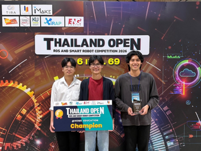 นิสิตคณะวิศวฯ คว้าแชมป์ประเทศไทย Thailand Open ROS and Smart Robot Competition 2026