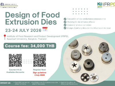 Design of Food Extrusion Dies
