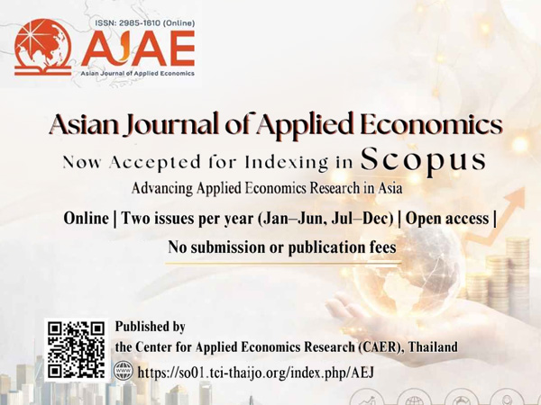Asian Journal of Applied Economics (AJAE)