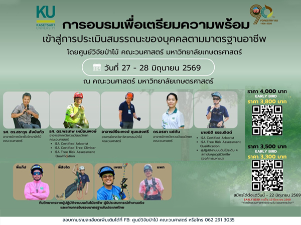การอบรมเพื่อเตรียมความพร้อมเข้าสู่การประเมินสมรรถนะของบุคลคลตามมาตรฐานอาชีพ